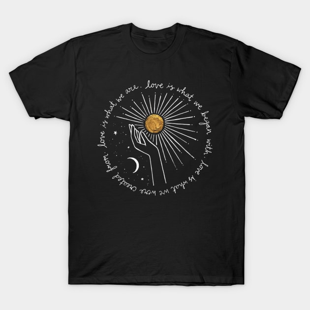 Moon sun T-Shirt by JiiKo